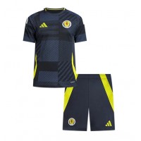 Maglie da calcio Scozia Prima Maglia Bambino Europei 2024 Manica Corta (+ Pantaloni corti)